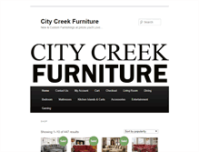Tablet Screenshot of citycreekfurniture.com